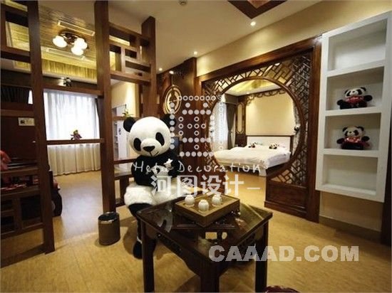 熊猫主题酒店设计