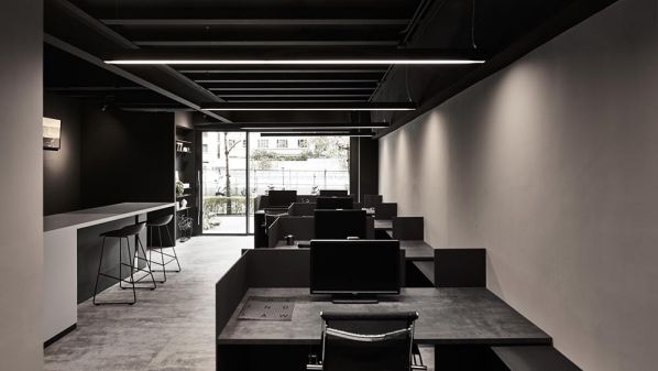 创意办公室设计装修中的黑色风格