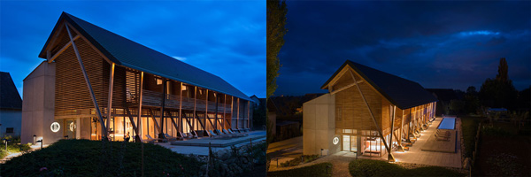 原生态的木土结合式酒店设计